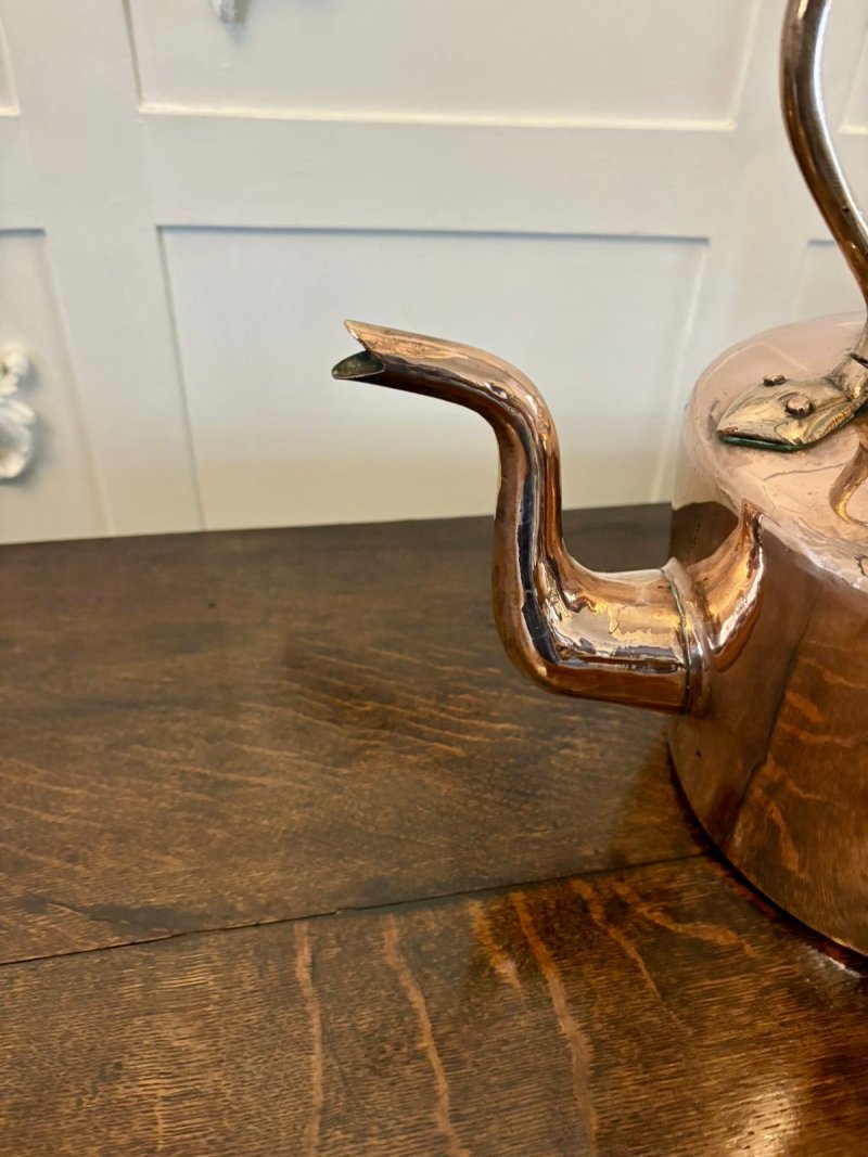 Antique George III Quality Copper Kettle